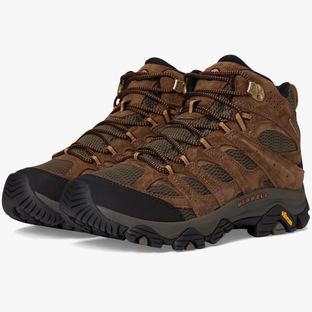 Merrell Men Moab 3 Mid Waterproof boot, men’s size 13 new with replace box $170